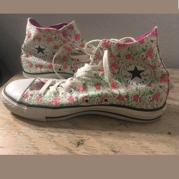 Converse Shoes - Floral Converse Hi-Tops
